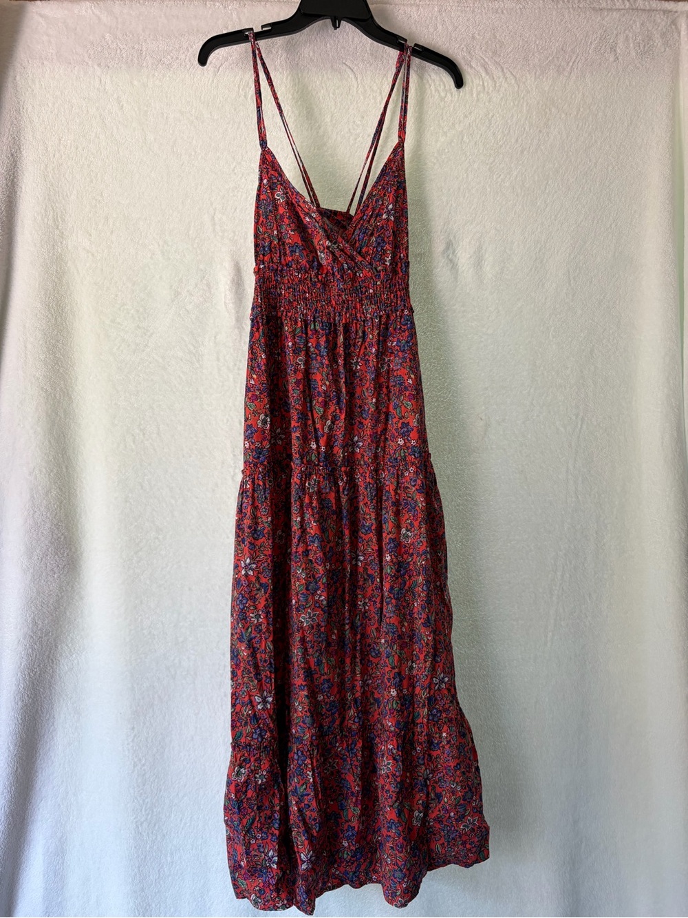 Universal Thread Red Floral Maxi Dress